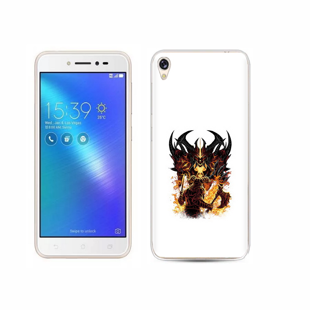 

Чехол MyPads Tocco для Asus ZenFone Live (ZB501KL) демон shadow fiend, Прозрачный, Tocco