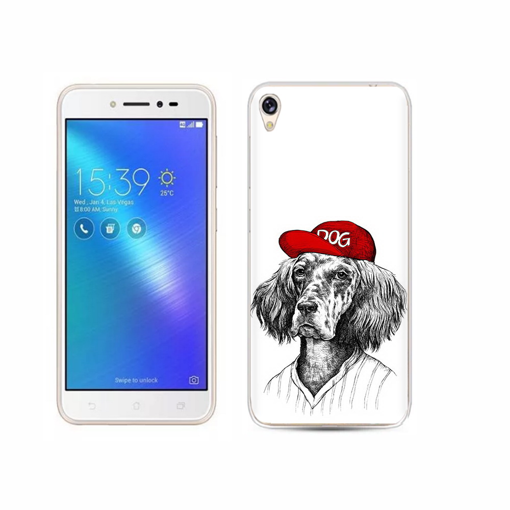 Чехол MyPads Tocco для Asus ZenFone Live (ZB501KL) дог