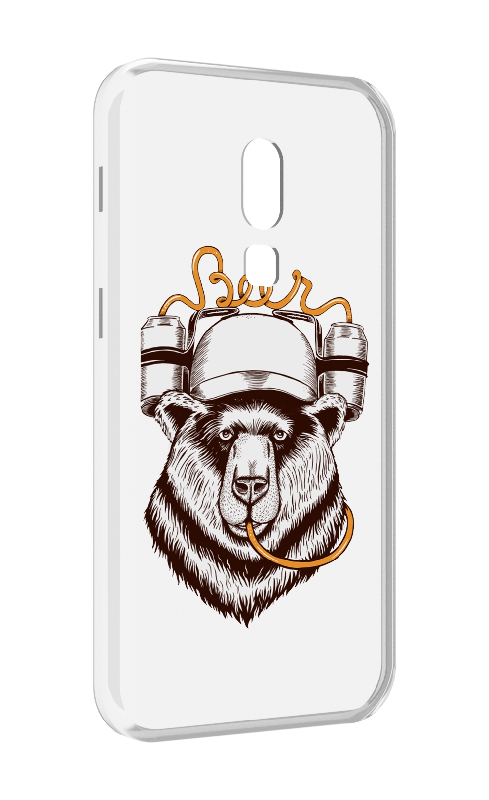

Чехол MyPads пивной медведь для Meizu V8, Прозрачный, Tocco