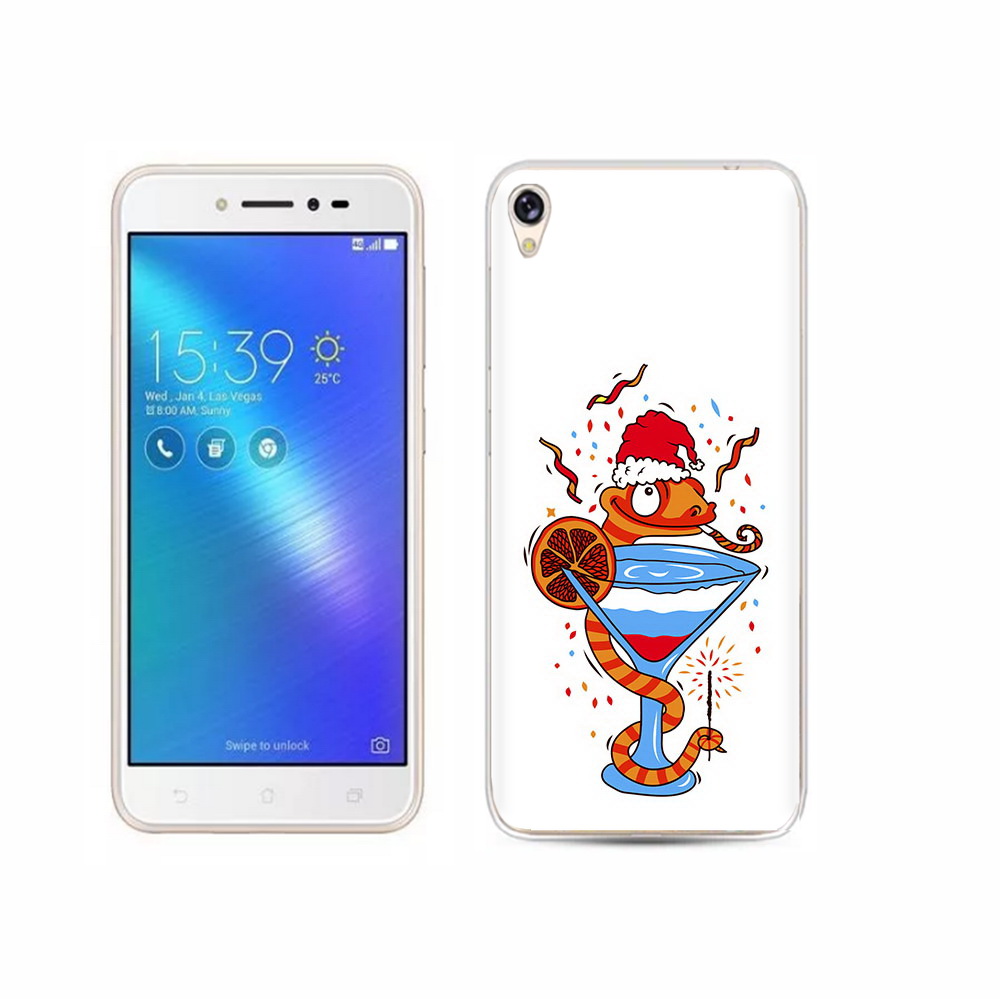 Чехол MyPads Tocco для Asus ZenFone Live (ZB501KL) змейка