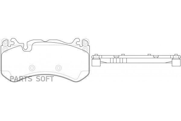 

Колодки тормозные дисковые передние к-т AUDI RS4 5.0 02-/ MERCEDES-BE SB NAGAMOCHI BP31012