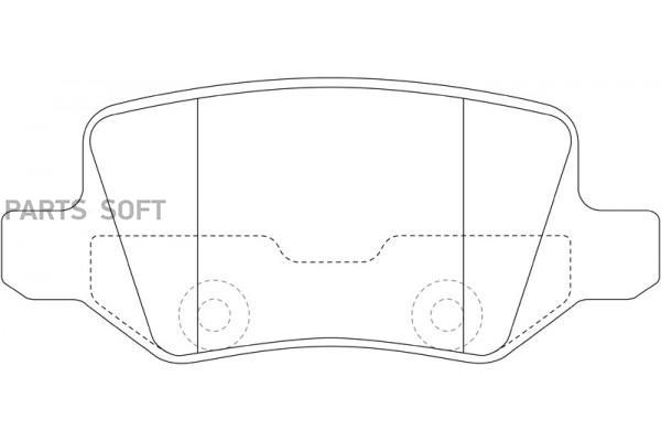 

Колодки тормозные дисковые задние к-т MERCEDES-BENZ A-Klasse 1.4/1.6/ SB NAGAMOCHI BP31214