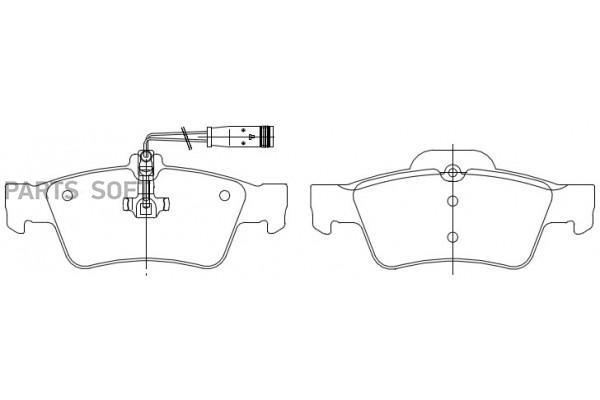 

Колодки тормозные дисковые задние к-т MERCEDES-BENZ CL-Klasse 5.0L 0 SB NAGAMOCHI BP31344W