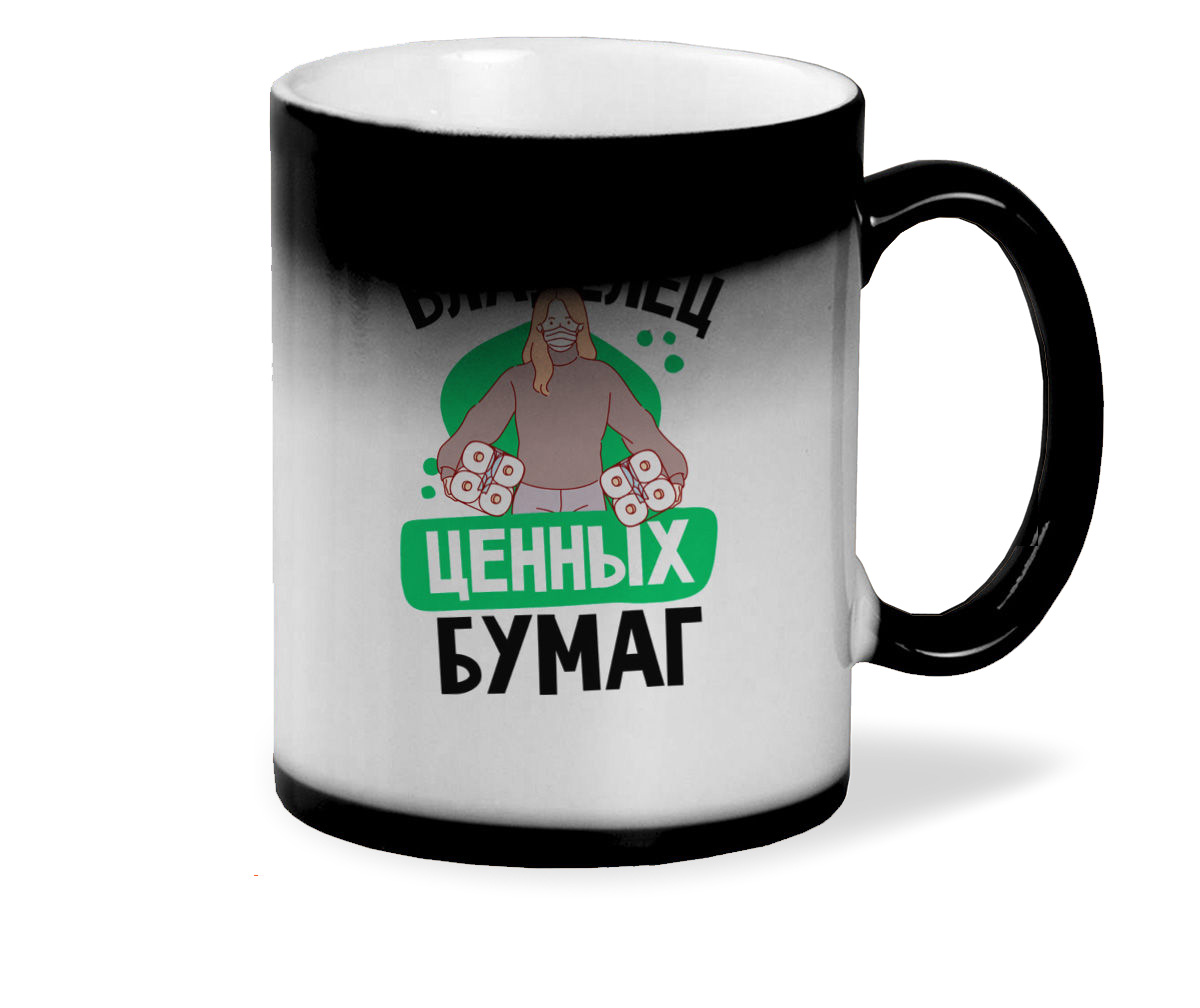 

Кружка CoolPodarok Прикол Короновирус Владелец ценных бумаг Врачи