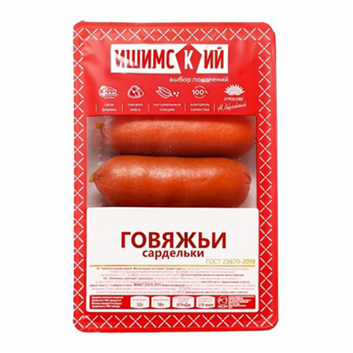 

Сардельки Ишимский Говяжьи 450 г