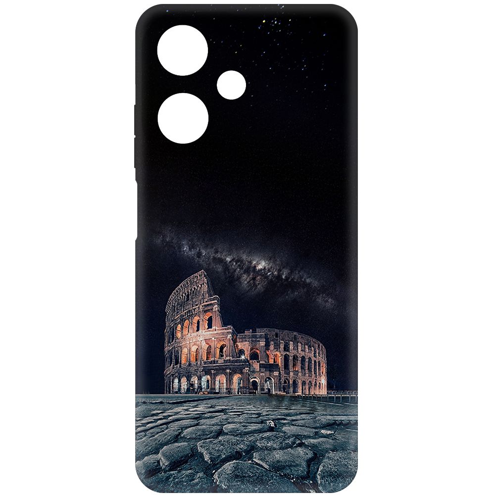 

Чехол-накладка Krutoff Soft Case Италия, Колизей для INFINIX Hot 30 Play черный