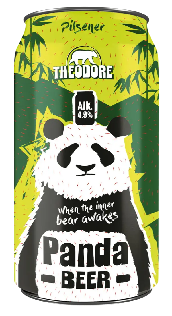 

Пиво Theodore Panda Beer Pilsner светлое фильтрованное пастеризованное 330 мл