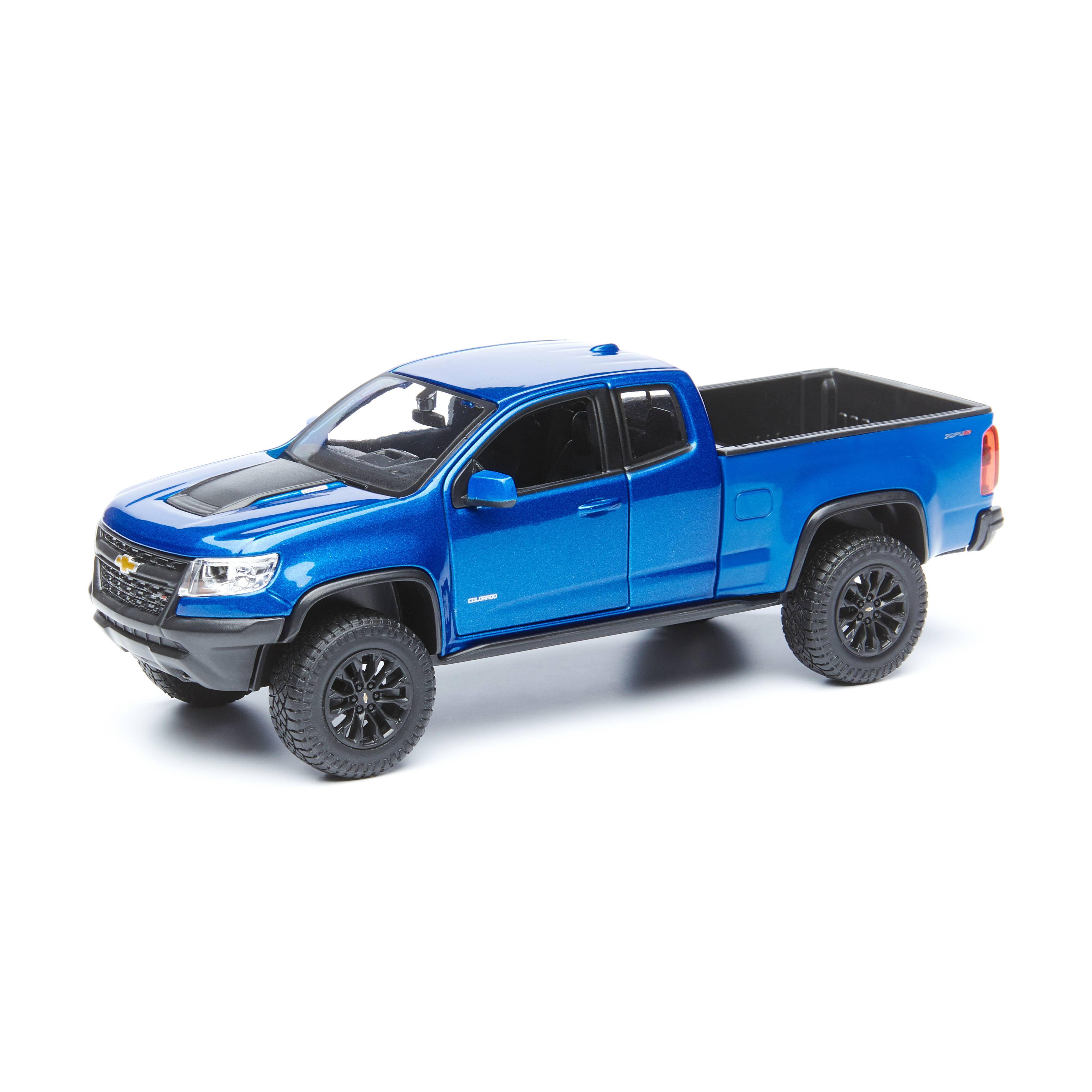 

Maisto Сборная машинка SPAL - 2017 Chevrolet Colorado ZR2 1:24, синий 39517, 39517