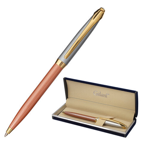 Шариковая ручка подарочная GALANT DECORO ROSE узел 0,7 мм синяя 143505