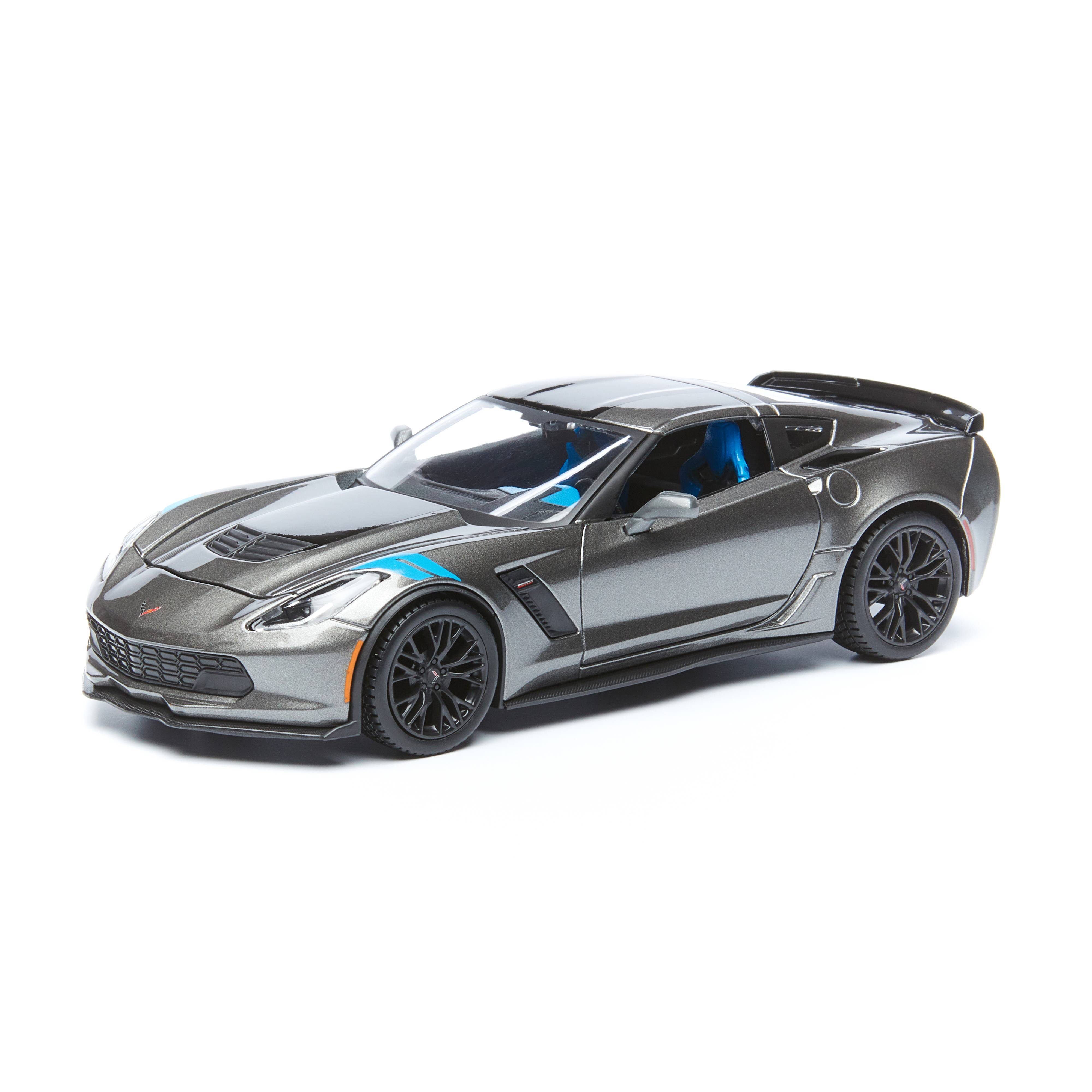 фото Maisto сборная машинка spal - 2017 chevrolet corvette grand sport 1:24, серая 39527