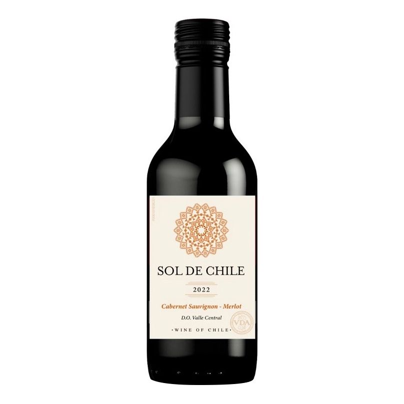 

Вино Sol de Chile Cabernet Sauvignon-Merlot Valle Central DO красное сухое 187 мл Чили