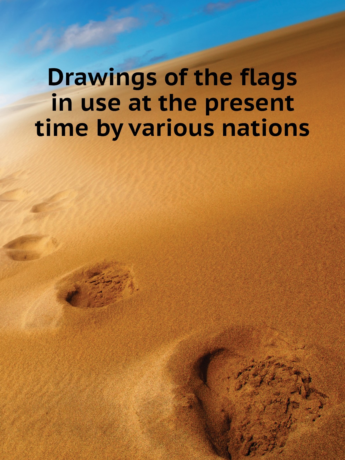 

Drawings of the flags in use at the present time by various nations