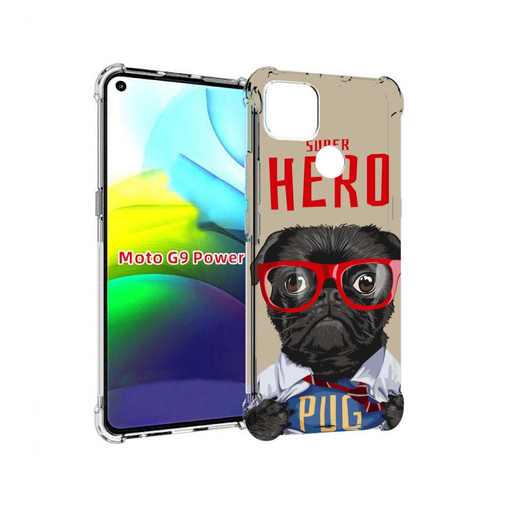 

Чехол MyPads Герой-PUG для Motorola Moto G9 Power, Прозрачный, Tocco
