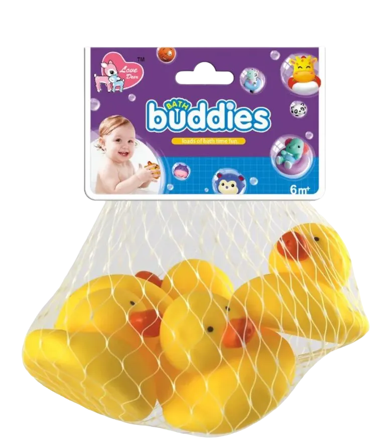 

Игрушка для ванной Yako Уточка пищалка, Желтый