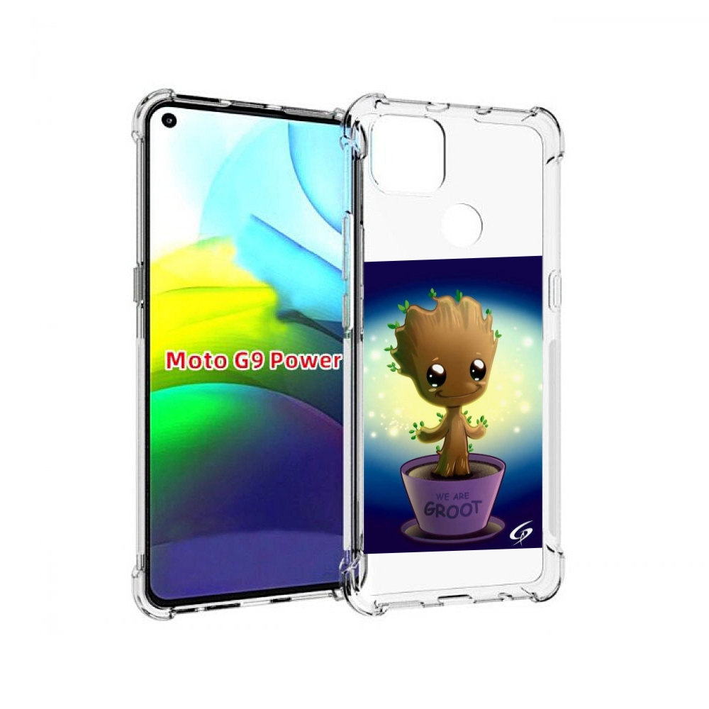 

Чехол MyPads Грут для Motorola Moto G9 Power, Прозрачный, Tocco
