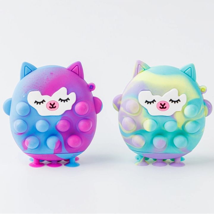 

Игрушка-антистресс 1Toy Hit Pop it Лама 8 х 7 х 2 см в ассортименте, Разноцветный