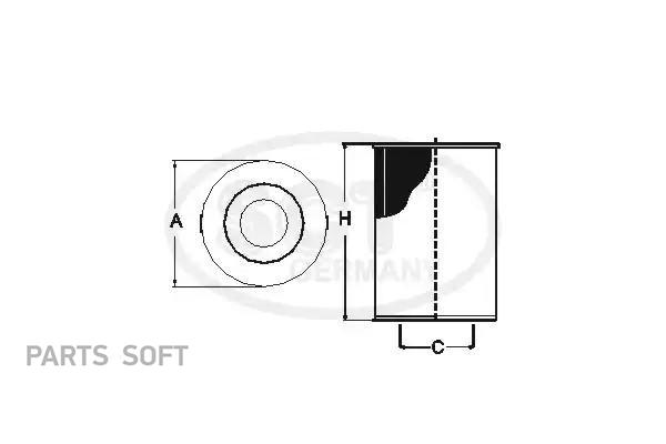 

SCT GERMANY SH 443 P Масляный фильтр SH443P VOLVO S40. S70. S80 97-