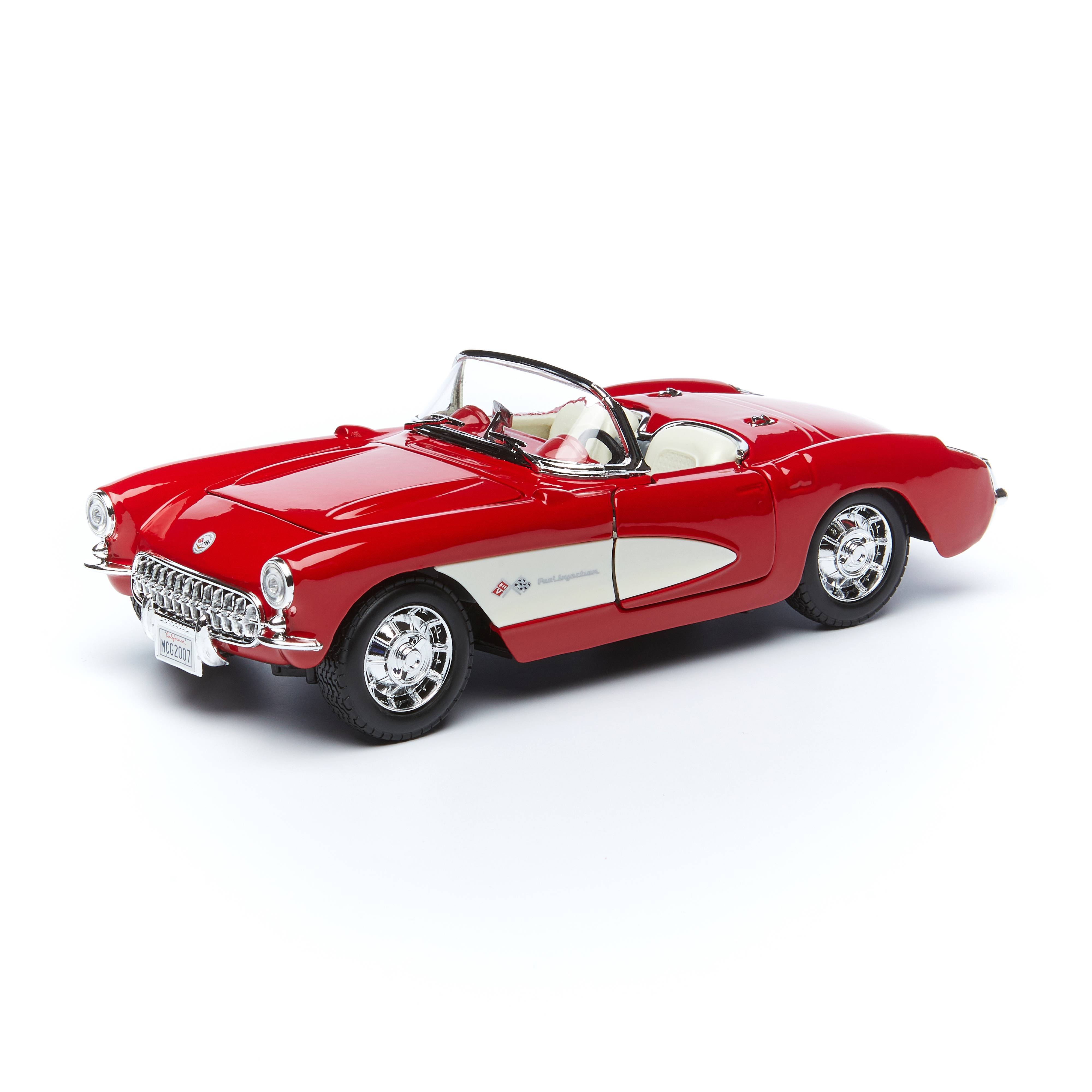 фото Maisto сборная модель машины 1957 chevrolet corvette spal 1:24, красная 39275