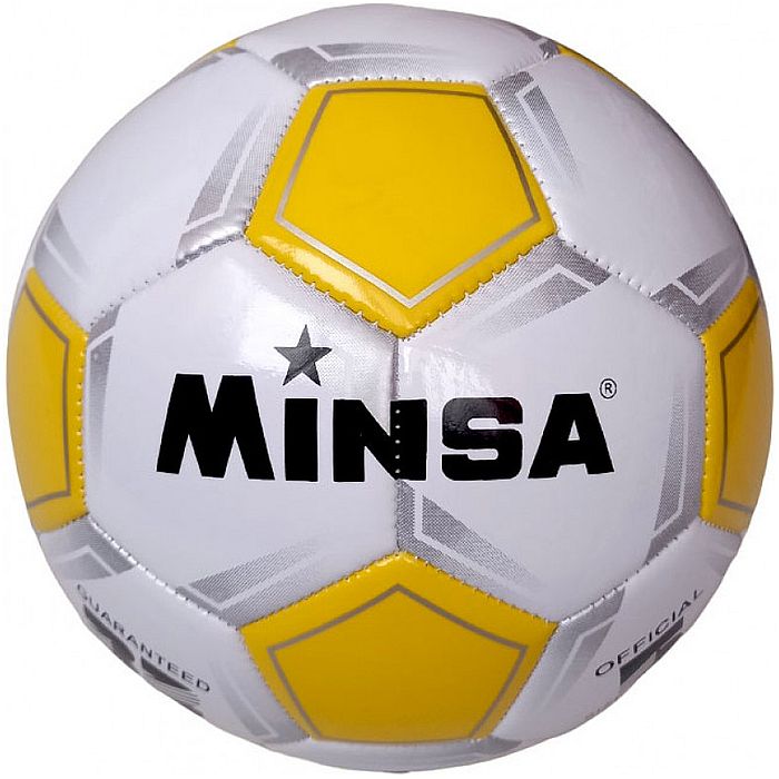 

Мяч футбольный MINSA B5-9035 PVC 2. 7, 345 гр, маш. сш. желтый,белый, B5-9035 PVC 2. 7, 345 гр, маш. сш.