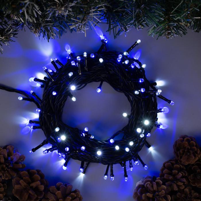 

Световая гирлянда новогодняя Luazon Lighting Нить 1079991 10 м синий, Нить