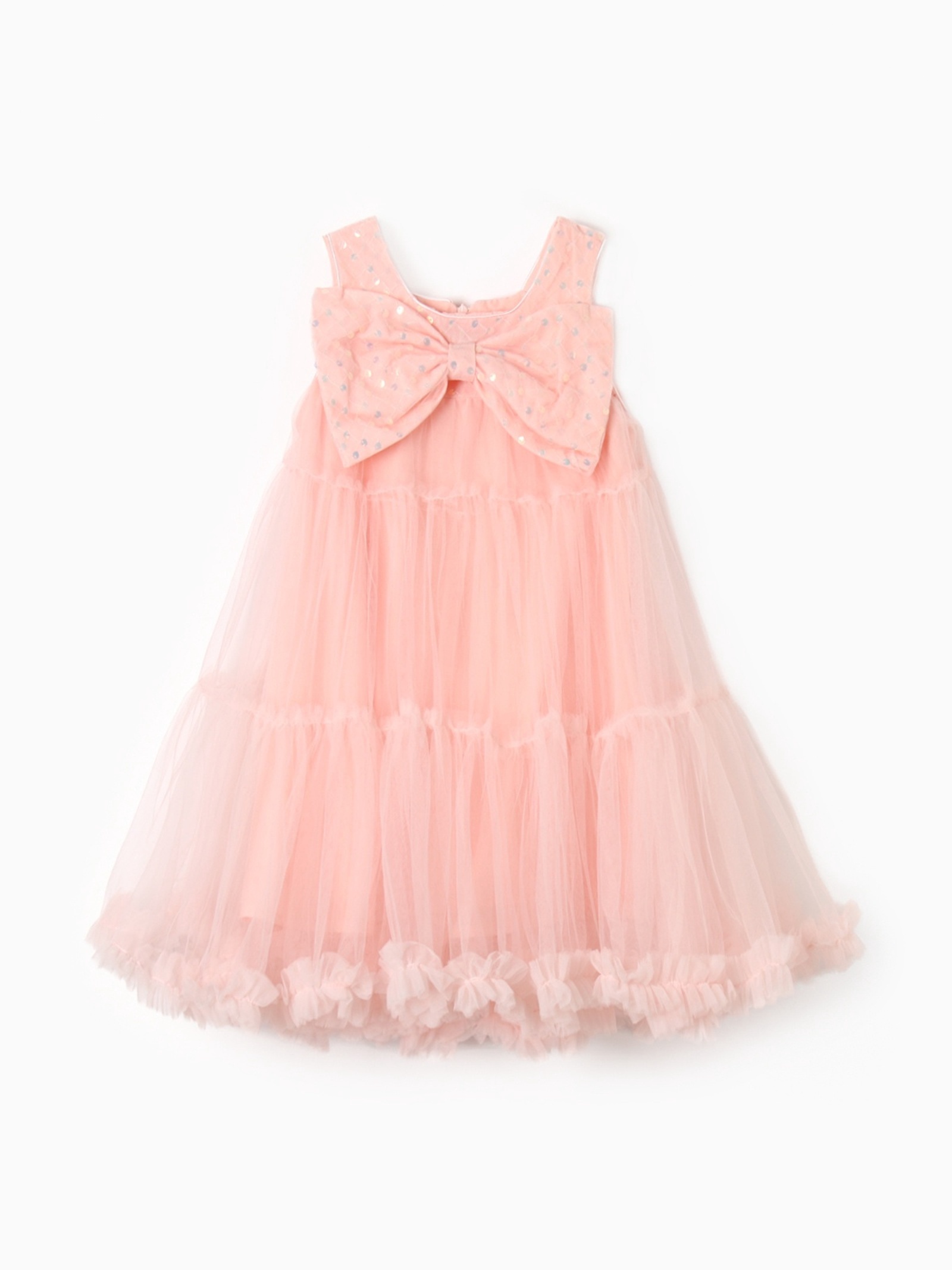 

Платье детское KAFTAN 10425082 персиковый, 98, Розовый, 10425082