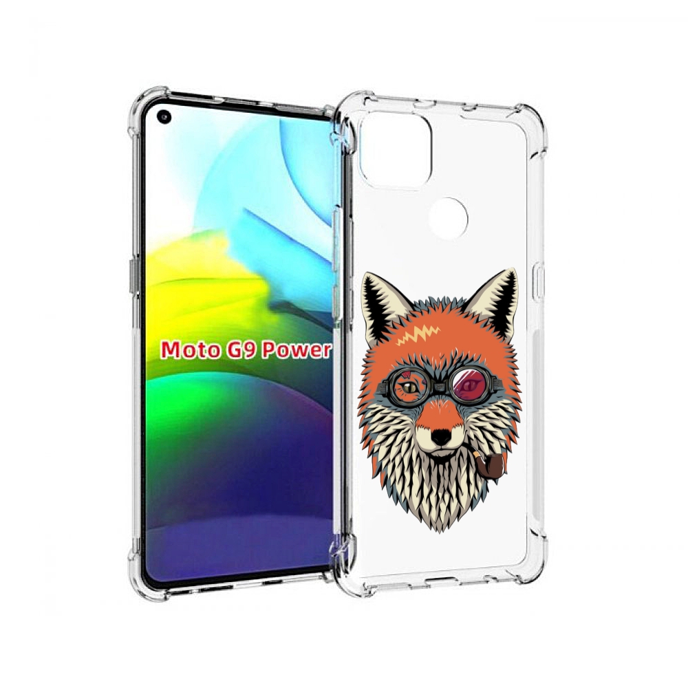 

Чехол MyPads Деловой лис для Motorola Moto G9 Power, Прозрачный, Tocco