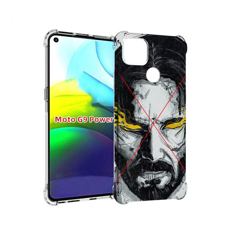 

Чехол MyPads Джон-Уик для Motorola Moto G9 Power, Прозрачный, Tocco