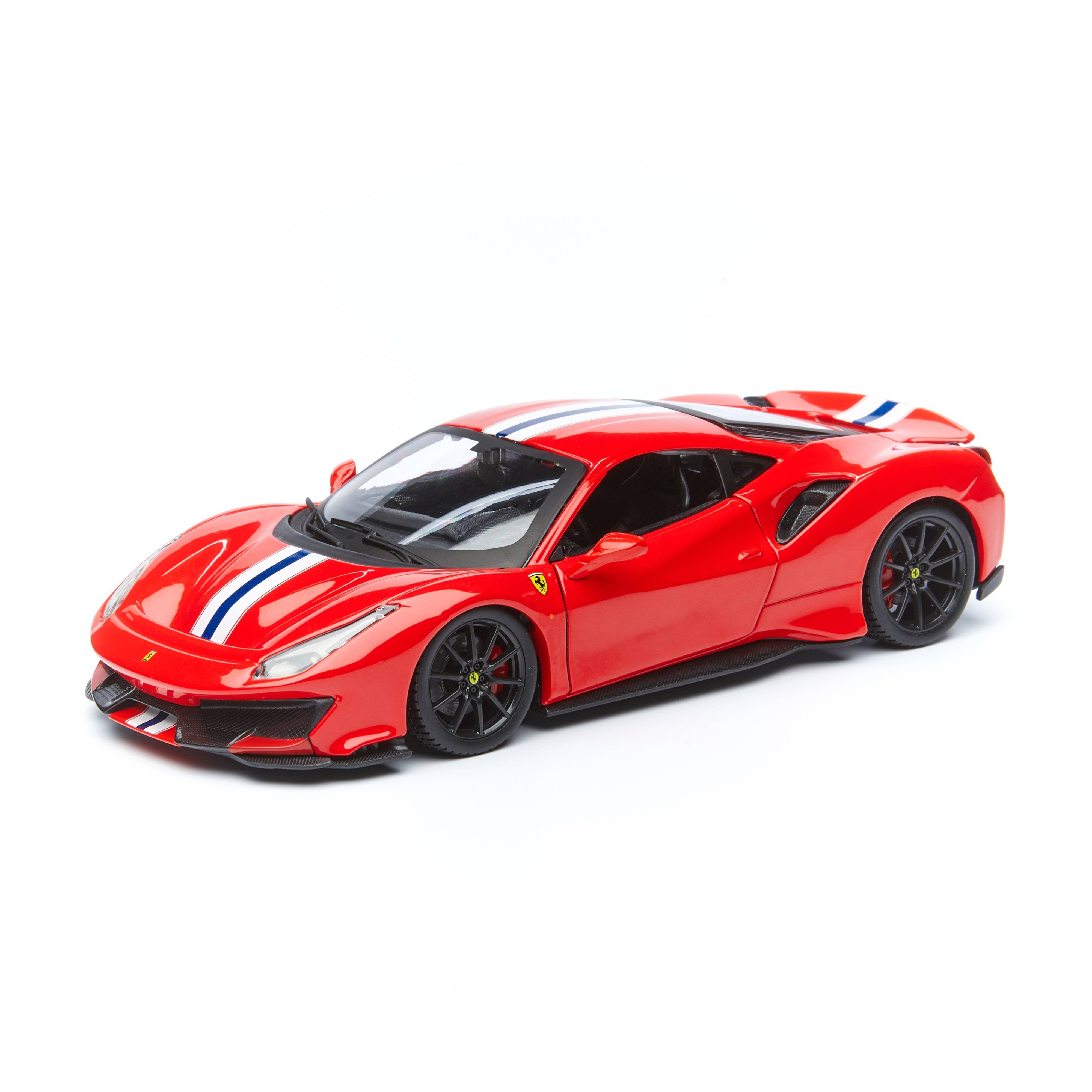 фото Maisto сборная машинка 1:24 ferrari al (b) - ferrari 488 pista, красная 39135