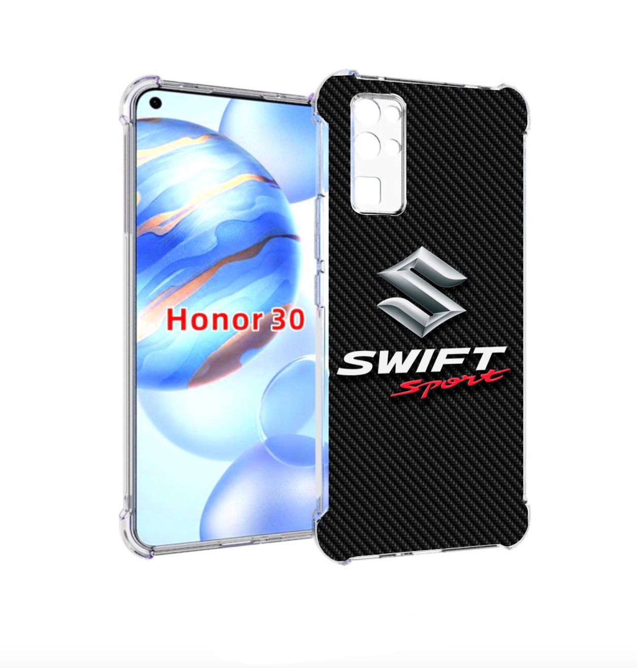 

Чехол бампер MyPads suzuki сузуки 1 мужской для Honor 30 (BMH-AN, Прозрачный, Tocco