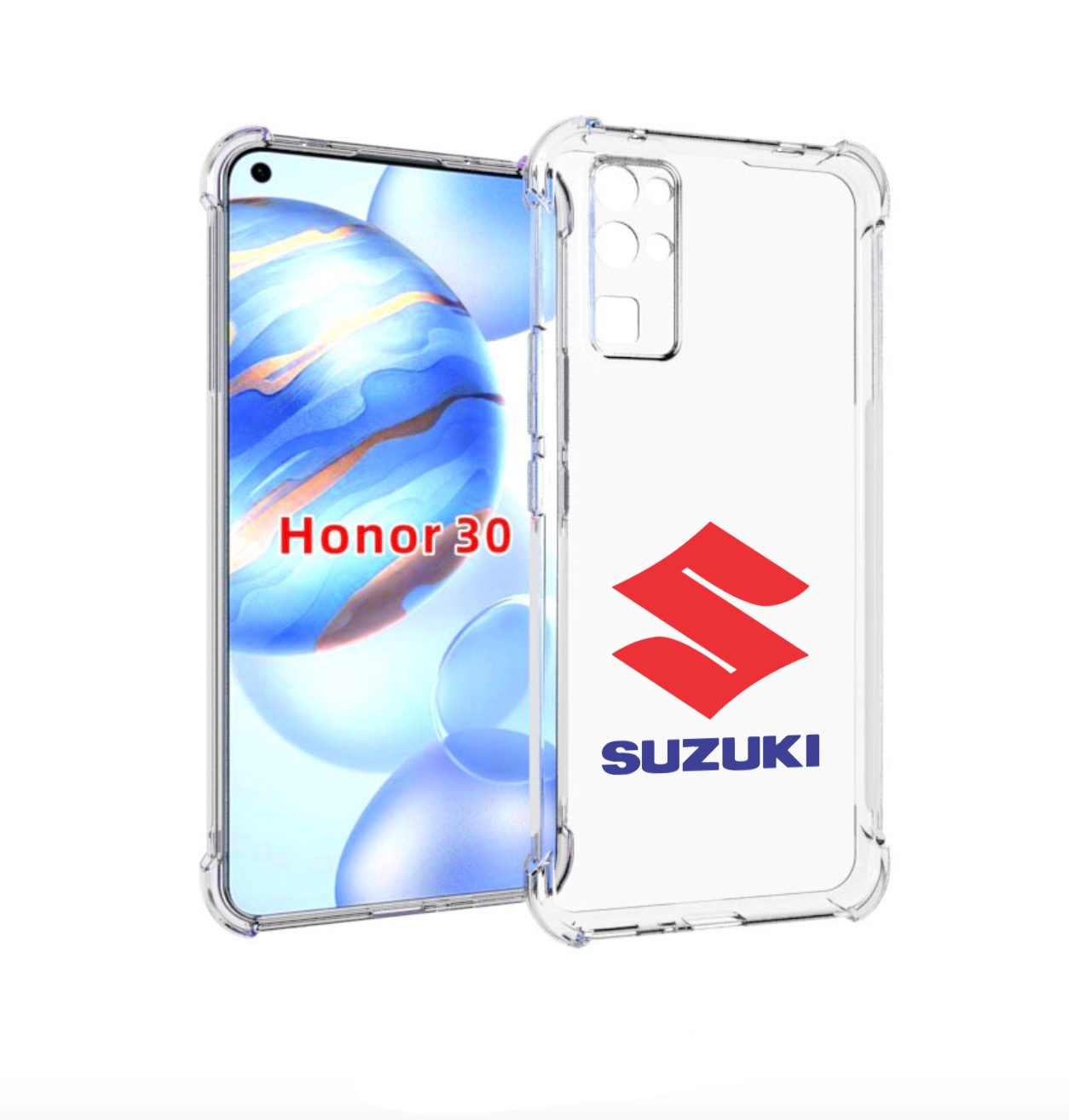

Чехол бампер MyPads suzuki-сузуки-3 мужской для Honor 30 (BMH-AN, Прозрачный, Tocco