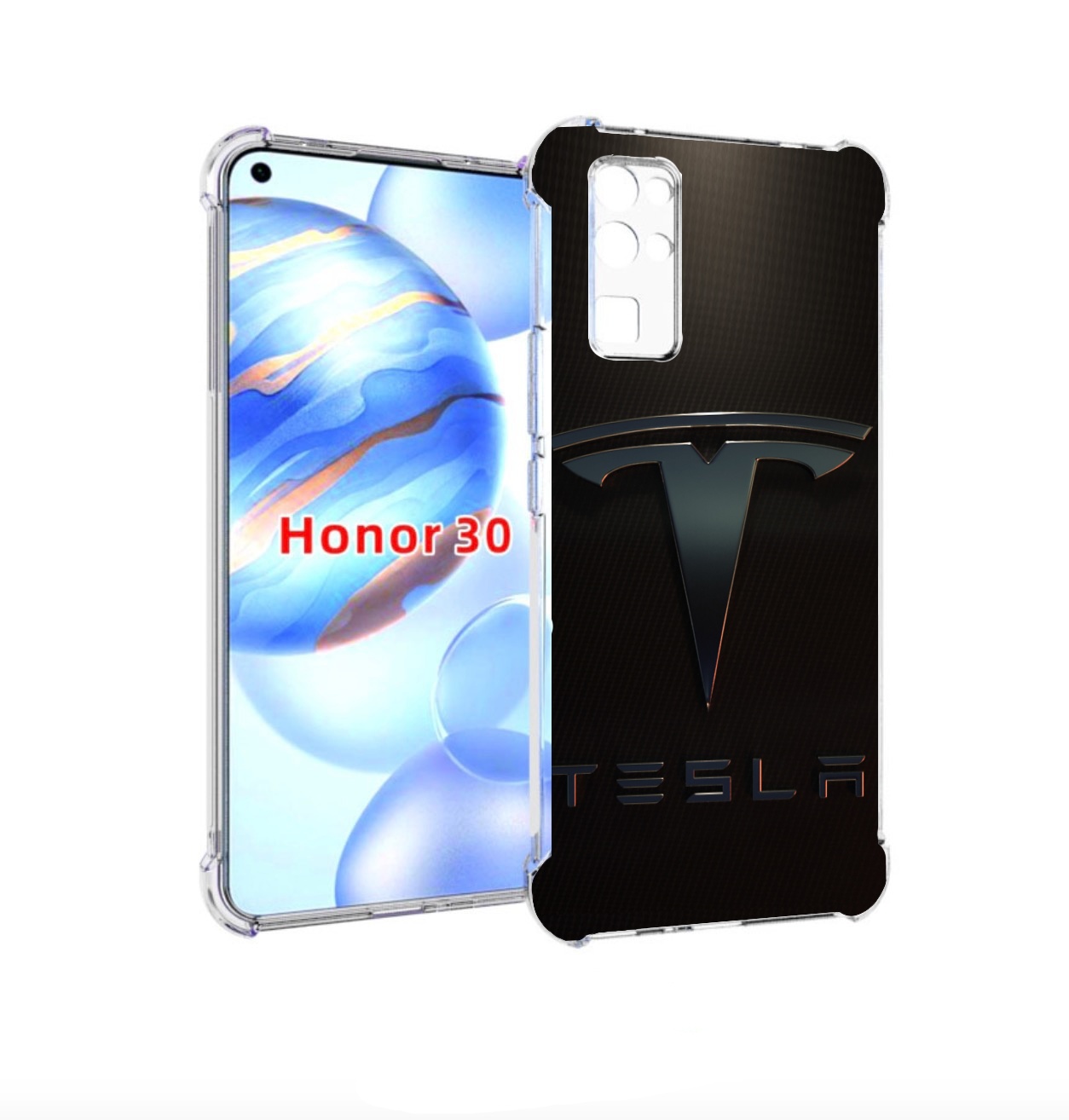 

Чехол бампер MyPads tesla тесла 3 для Honor 30 (BMH-AN10) против, Прозрачный, Tocco
