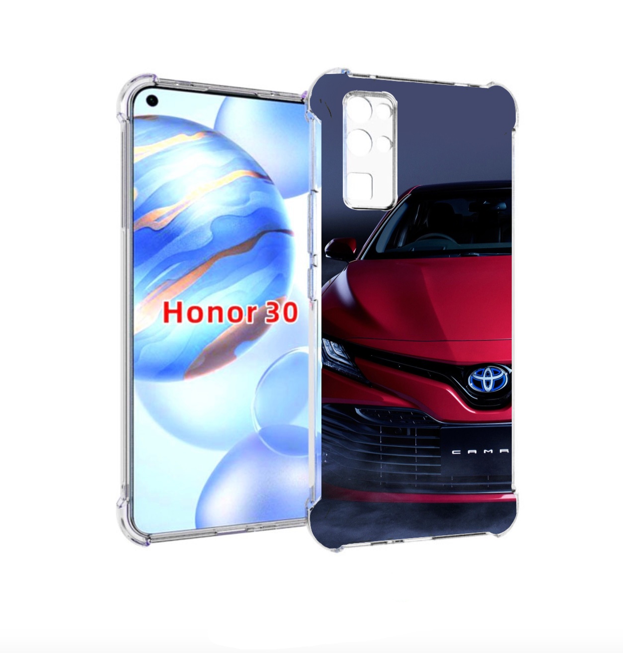 

Чехол бампер MyPads toyota тоиота 1 для Honor 30 (BMH-AN10) про, Прозрачный, Tocco