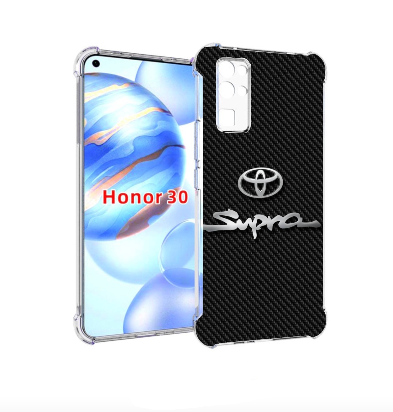 

Чехол бампер MyPads toyota тоиота 2 для Honor 30 (BMH-AN10) про, Прозрачный, Tocco