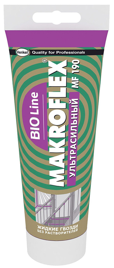 Клей Makroflex Bio line MF190 монтажный, ультрасильный, 185 г