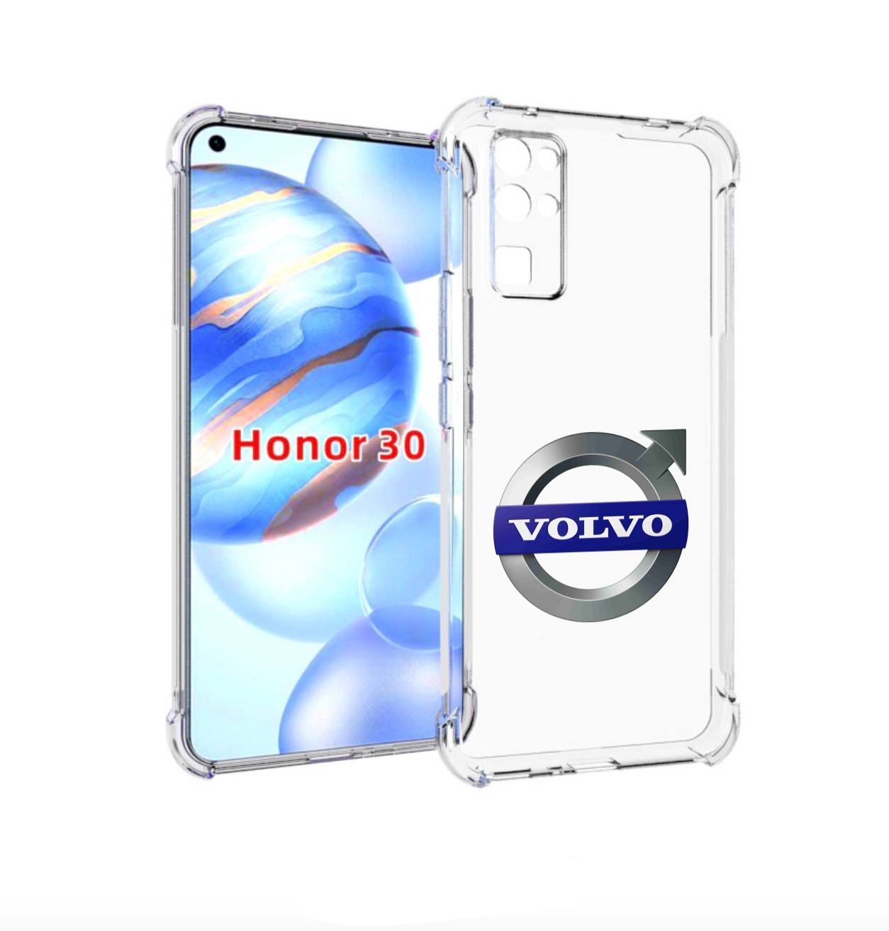 

Чехол бампер MyPads volvo мужской для Honor 30 (BMH-AN10) против, Прозрачный, Tocco