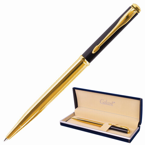 Шариковая ручка подарочная GALANT ARROW GOLD узел 0,7 мм синяя 143523