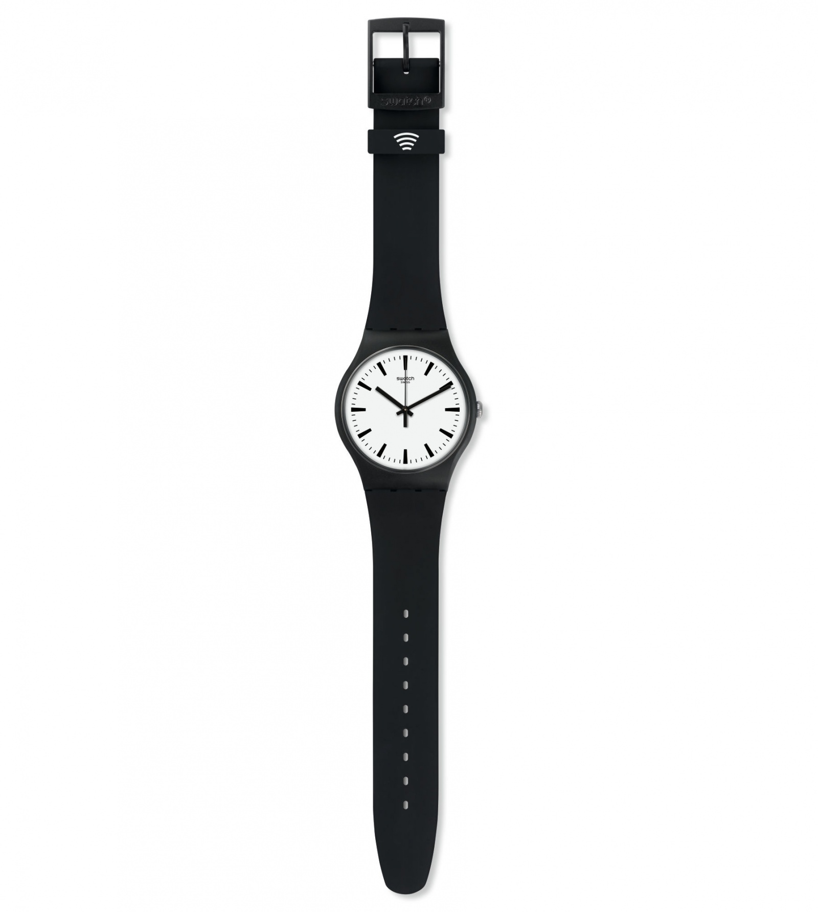 фото Часы наручные унисекс swatch blackback pay!