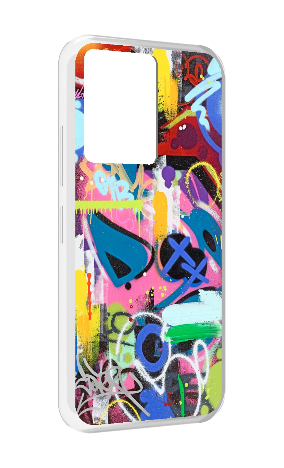 

Чехол MyPads абстракция-графити для Infinix Note 12 5G X671 / Note 12 Pro 5G, Прозрачный, Tocco