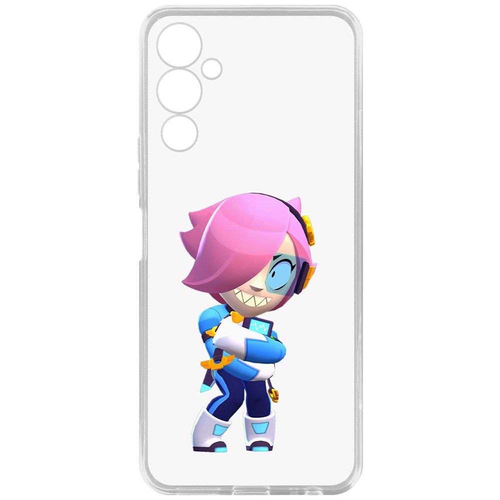 

Чехол-накладка Brawl Stars-Колетт Навигатор для Tecno Pova 4, Прозрачный