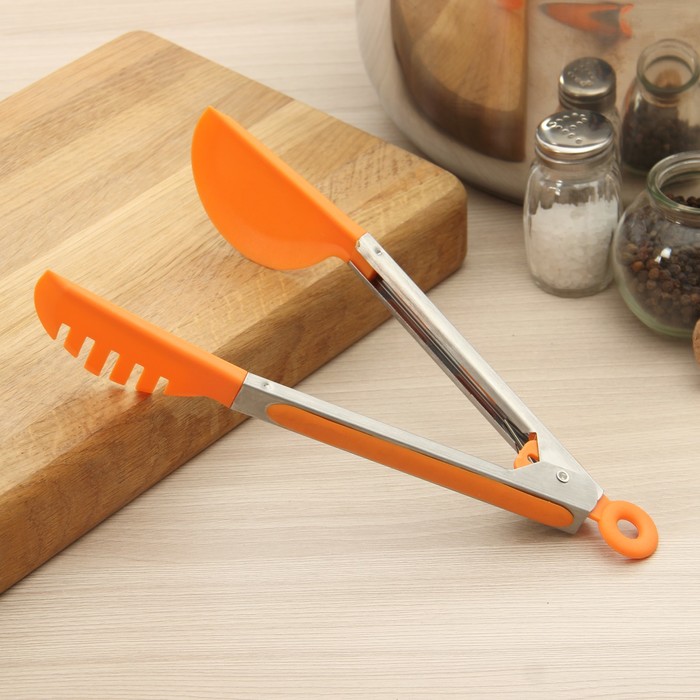 

Щипцы для салата Доляна «Палитра», 24 см, цвет МИКС, В ассортименте