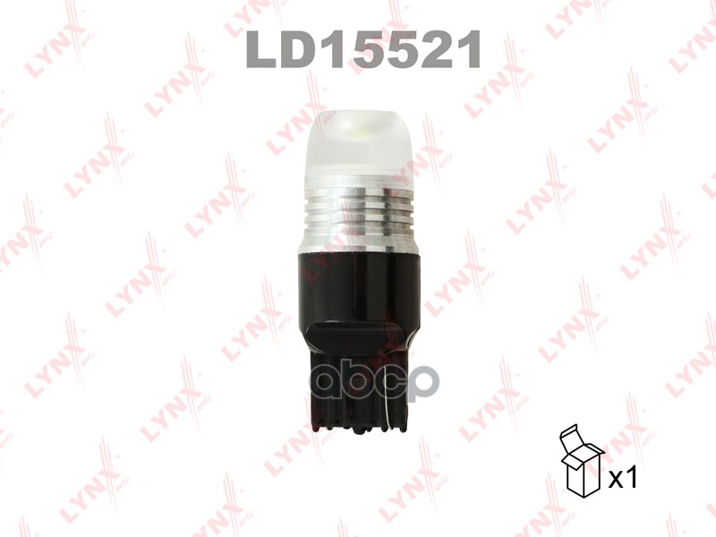 

Лампа Светодиодная 12v W21w 21w W3x16d 7000k Lynxauto Led 1 Шт. Картон T20 Ld15521 Led W21