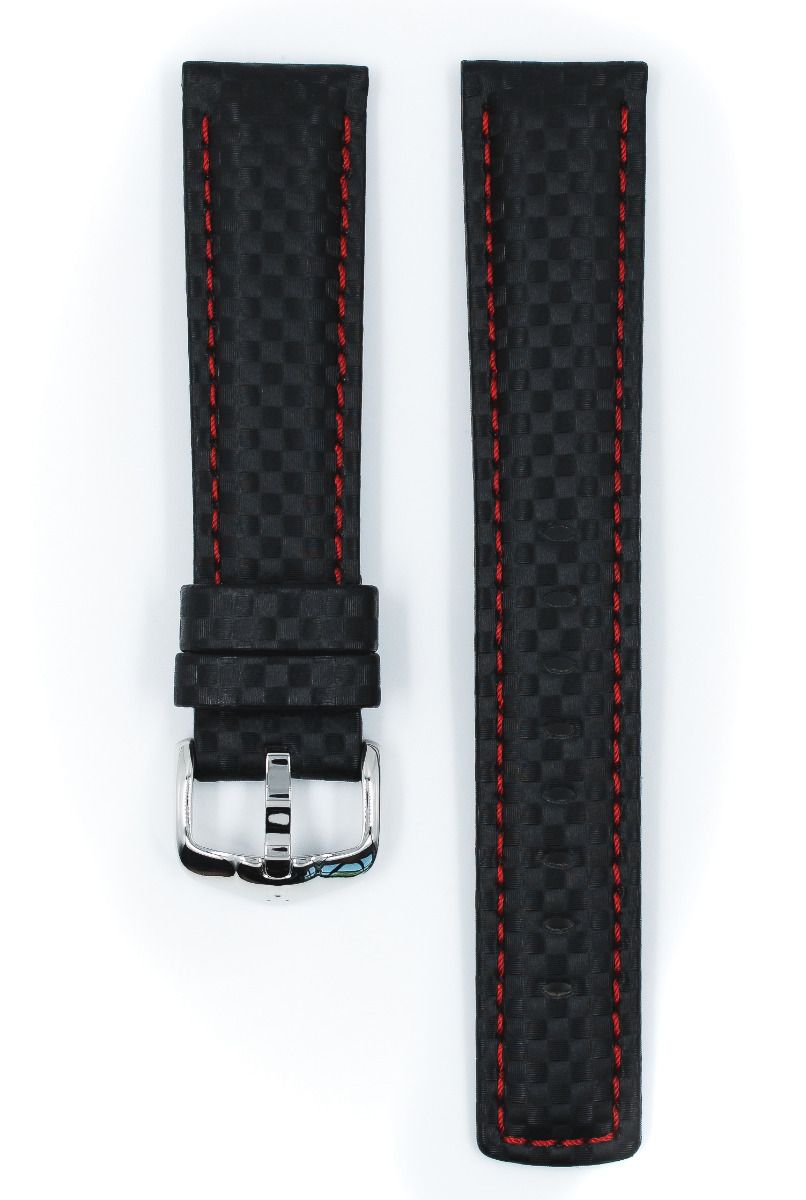 

Ремешок для часов HIRSCH Carbon черный, Carbon
