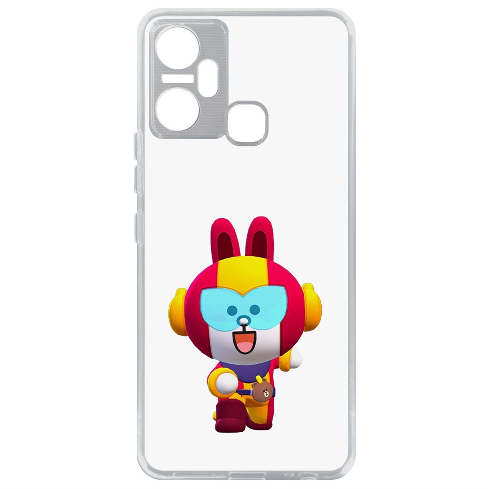 

Чехол-накладка Brawl Stars-Кони Макс для Infinix Smart 6 Plus
