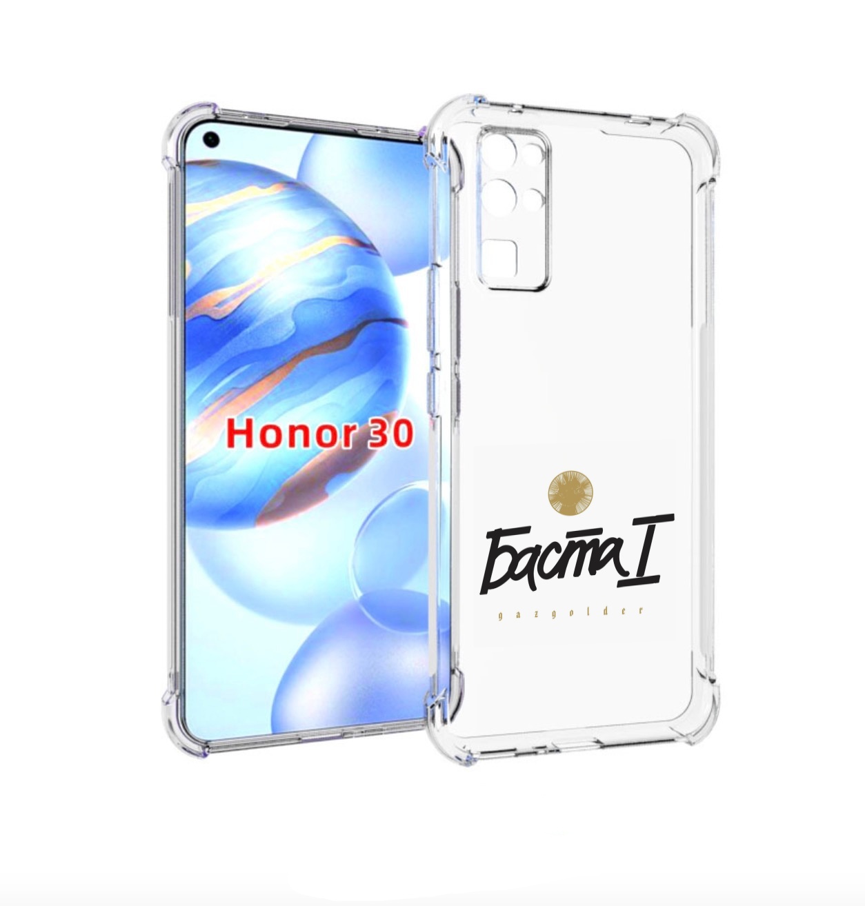 

Чехол бампер MyPads Баста 1 Баста для Honor 30 (BMH-AN10) против, Прозрачный, Tocco