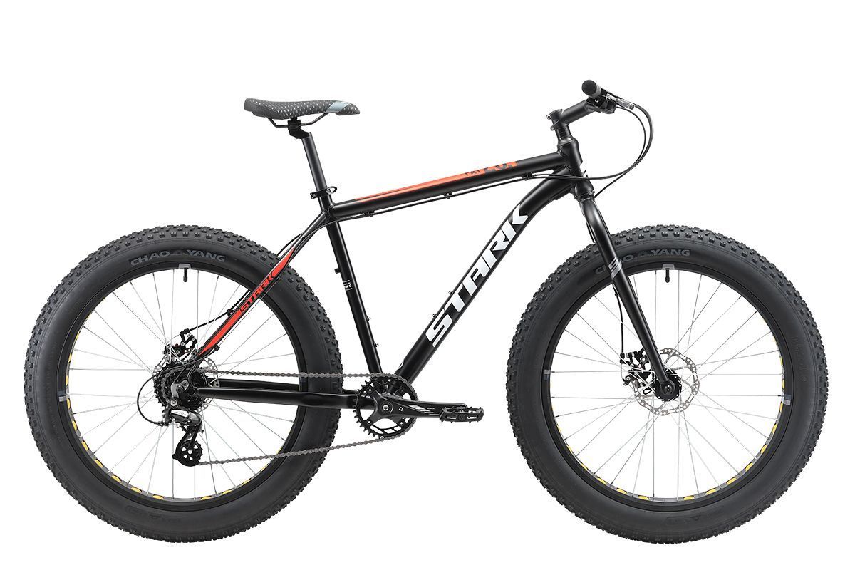 

Велосипед Stark Fat 262 D (2022) черный/красный 20, Fat 262 D