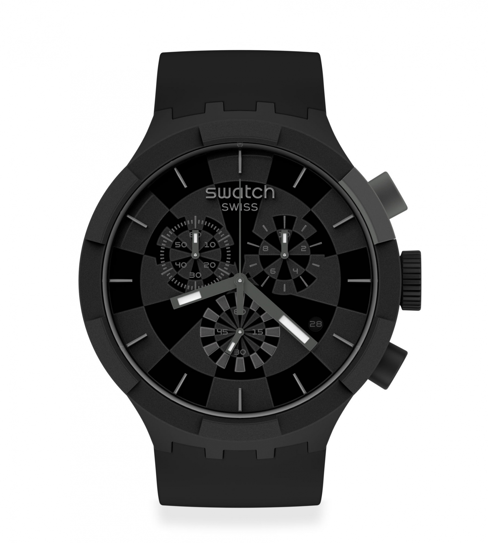 Наручные часы Swatch SB02B400 checkpoint black