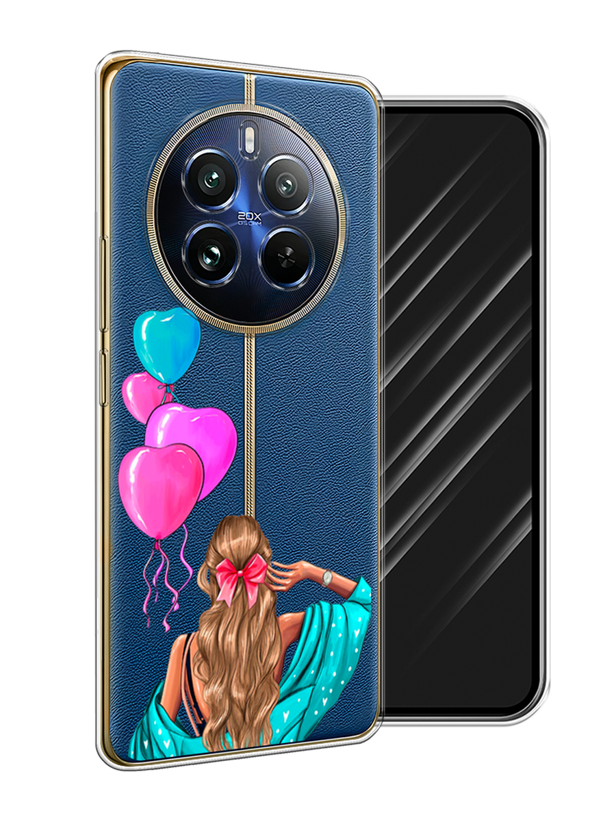 

Чехол Awog на Realme 12 Pro/Realme 12 Pro Plus "День Рождения", Голубой;розовый;бежевый, 2516250-1