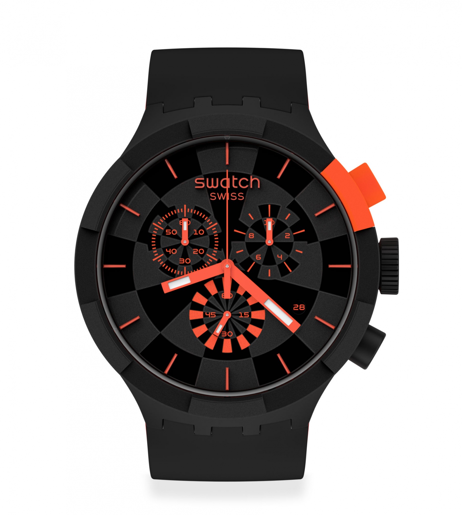 Наручные часы Swatch SB02B402 checkpoint red