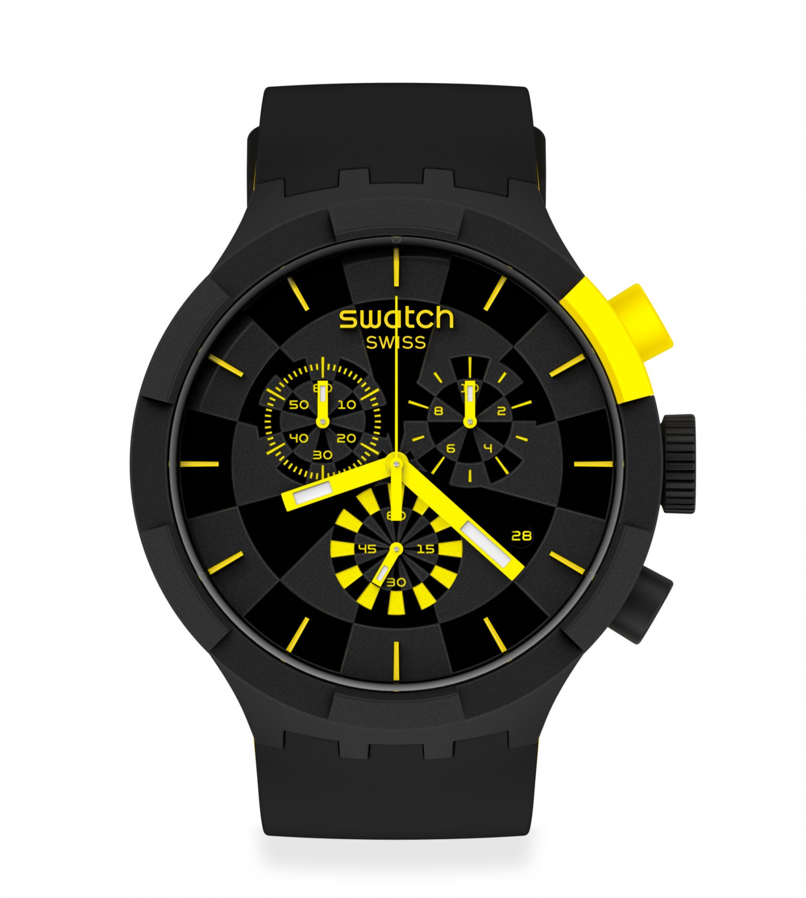 Наручные часы Swatch SB02B403 checkpoint yellow