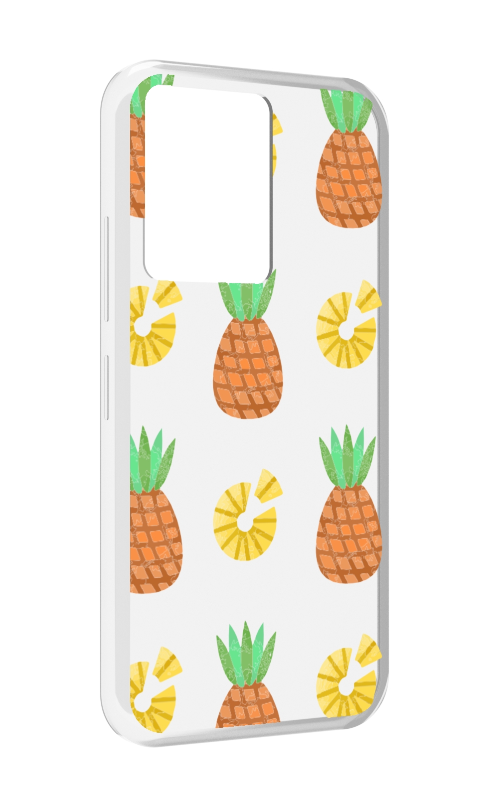 

Чехол MyPads ананасики для Infinix Note 12 5G X671 / Note 12 Pro 5G, Прозрачный, Tocco